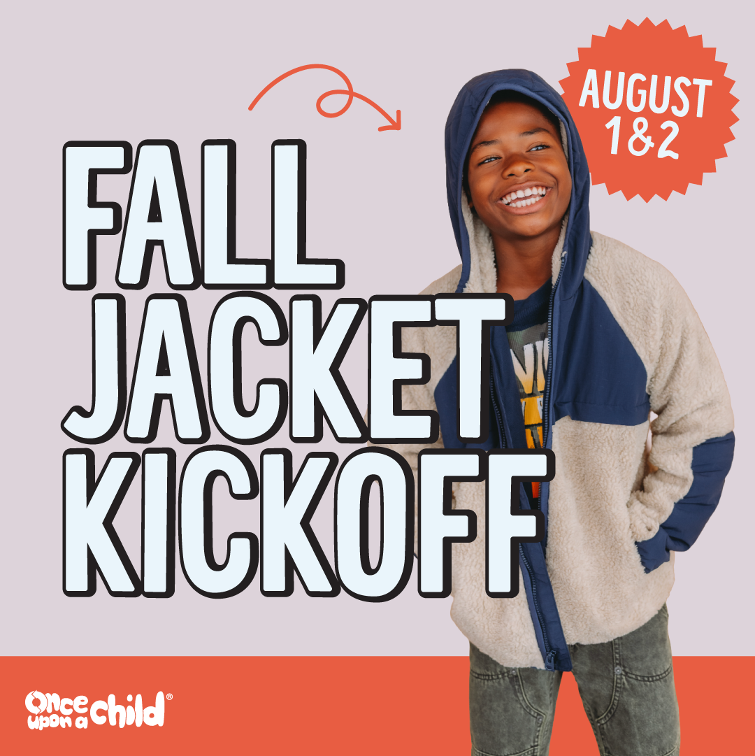 Boy wearing fall jacket